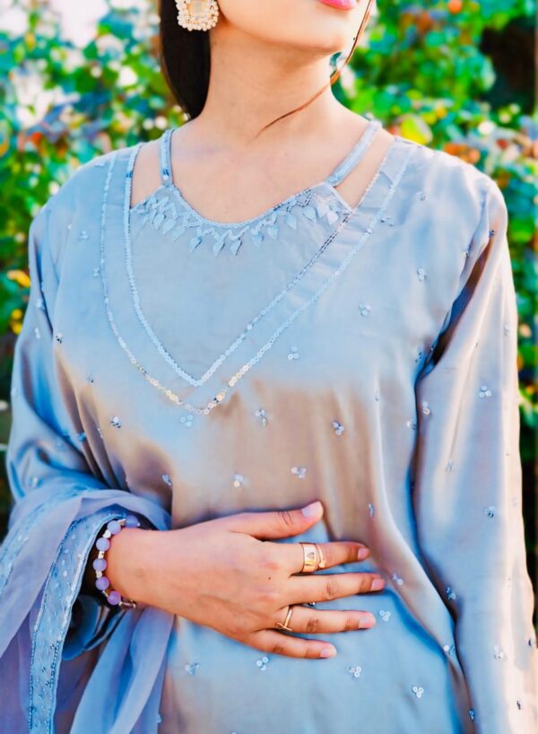 3PC Embroidered Silk (pret) - Image 2